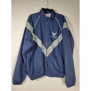 U.S. Air Force Men's Skilcraft AAF PTU  Phyiscal Training Zip Windbreaker Jacket